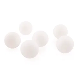 True Shoot Ping Pong Balls, White Table Tennis Balls, Beer Pong Balls, 40 Millimeters, White Plastic, Set of 6