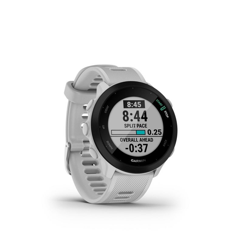 slide 3 of 7, Garmin Forerunner 55 GPS Running Smartwatch - White, 1 ct