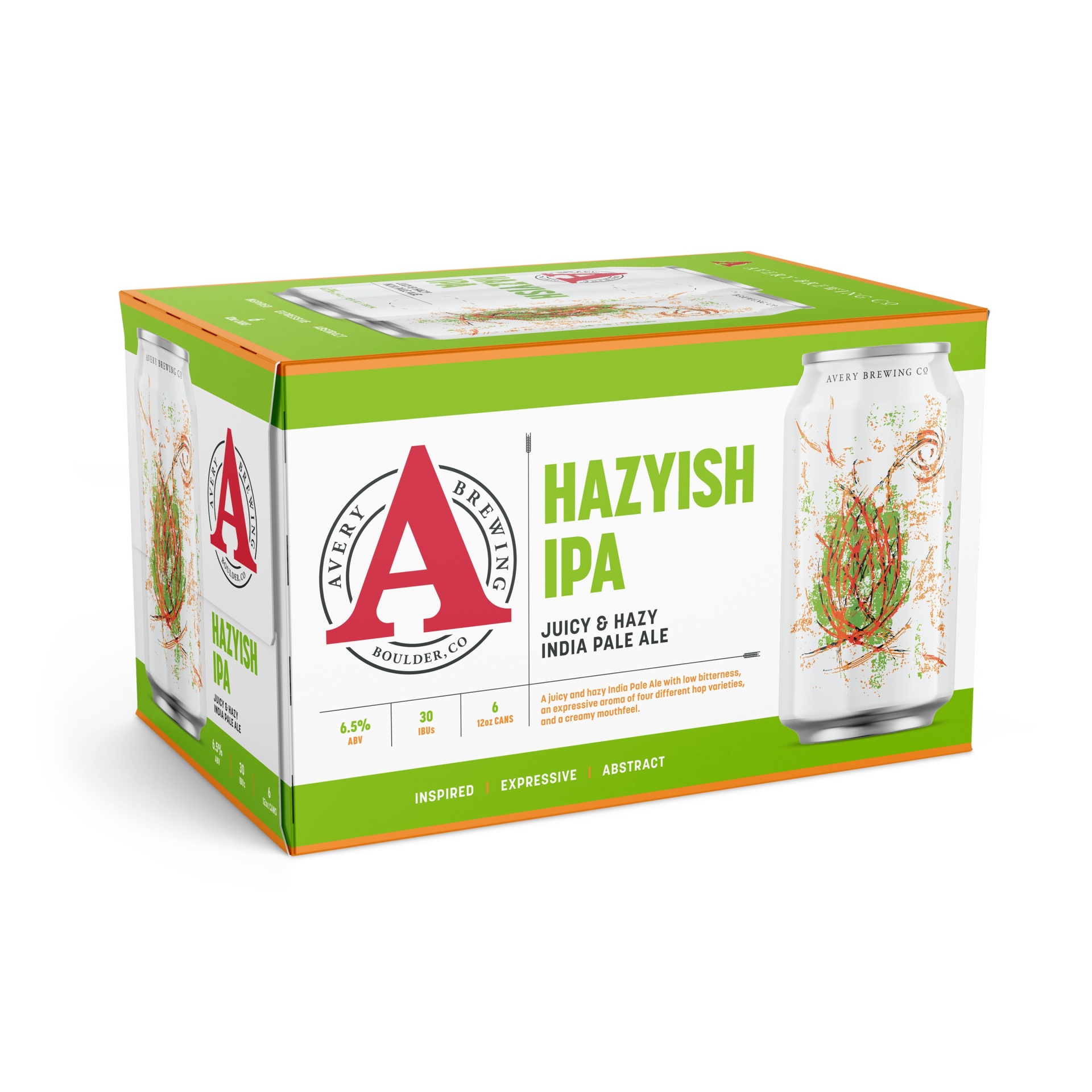 slide 1 of 6, Avery Brewing Co. Avery Brewing Hazyish IPA Beer - 6pk/12 fl oz Cans, 6 ct; 12 fl oz