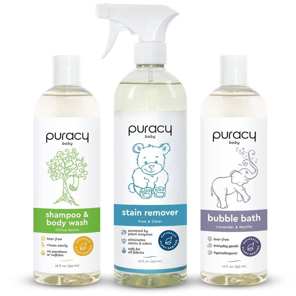 Puracy Natural Baby Stain Remover Free & Clear / 16oz