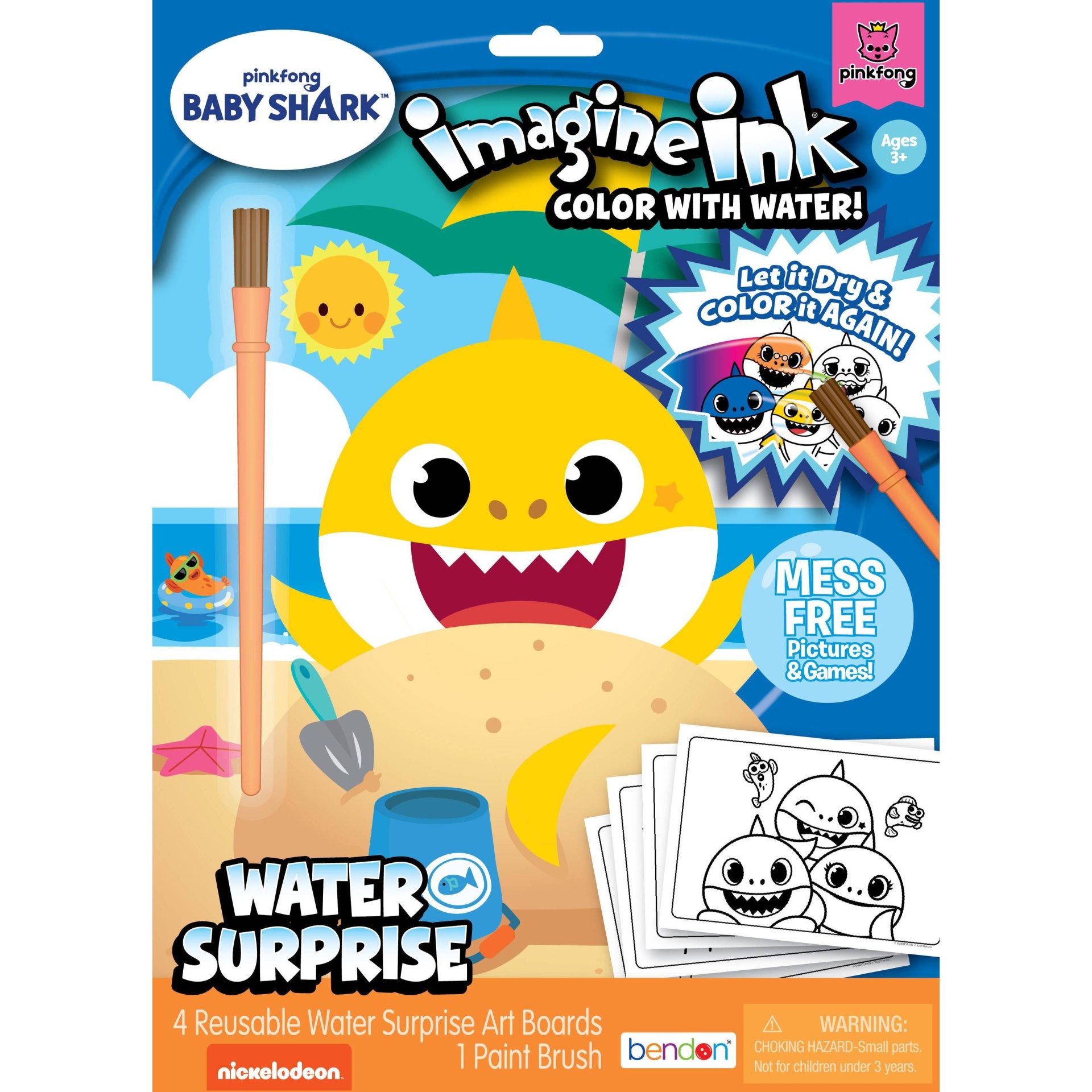 slide 1 of 4, Baby Shark Water Surprise Book, 1 ct