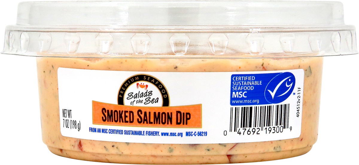 slide 6 of 9, Salads of the Sea Smoked Salmon Dip 7oz, 7 oz