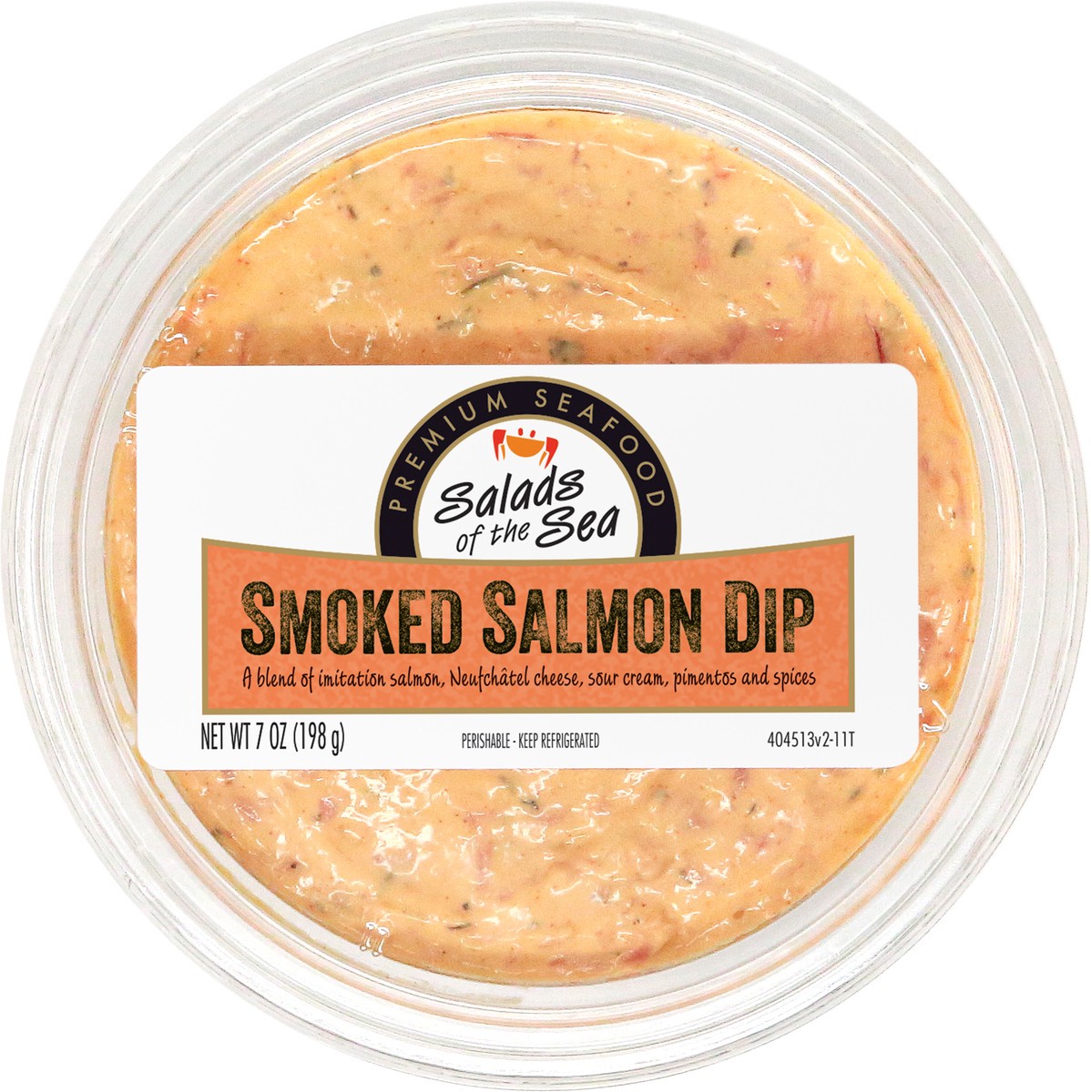 slide 9 of 9, Salads of the Sea Smoked Salmon Dip 7oz, 7 oz