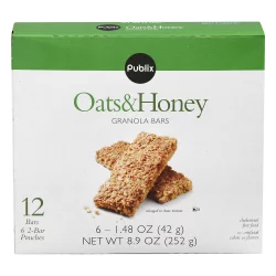 Publix Oats & Honey Granola Bars