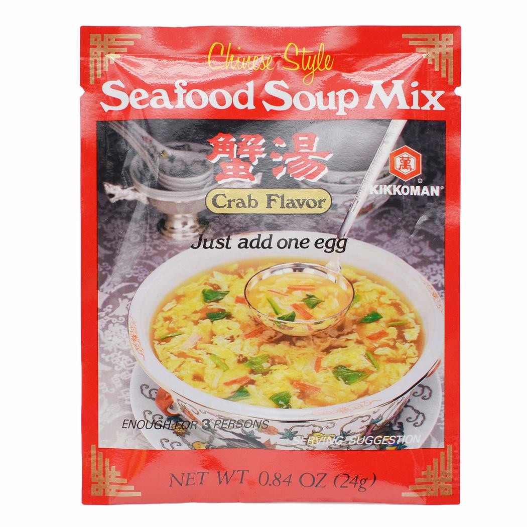 slide 1 of 1, Kikkoman Soup Mix Crab, 0.85 oz