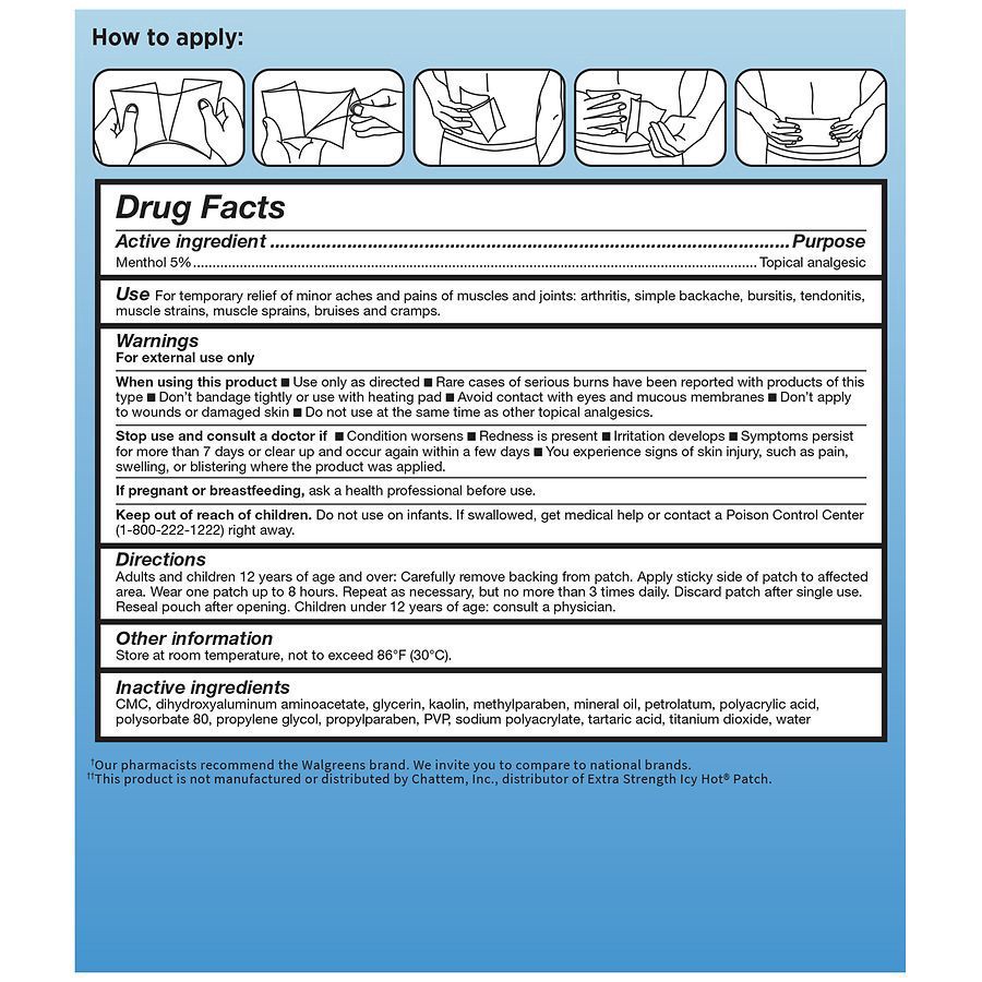 slide 2 of 5, Walgreens Cool 'n Heat Back Patches, 5 ct