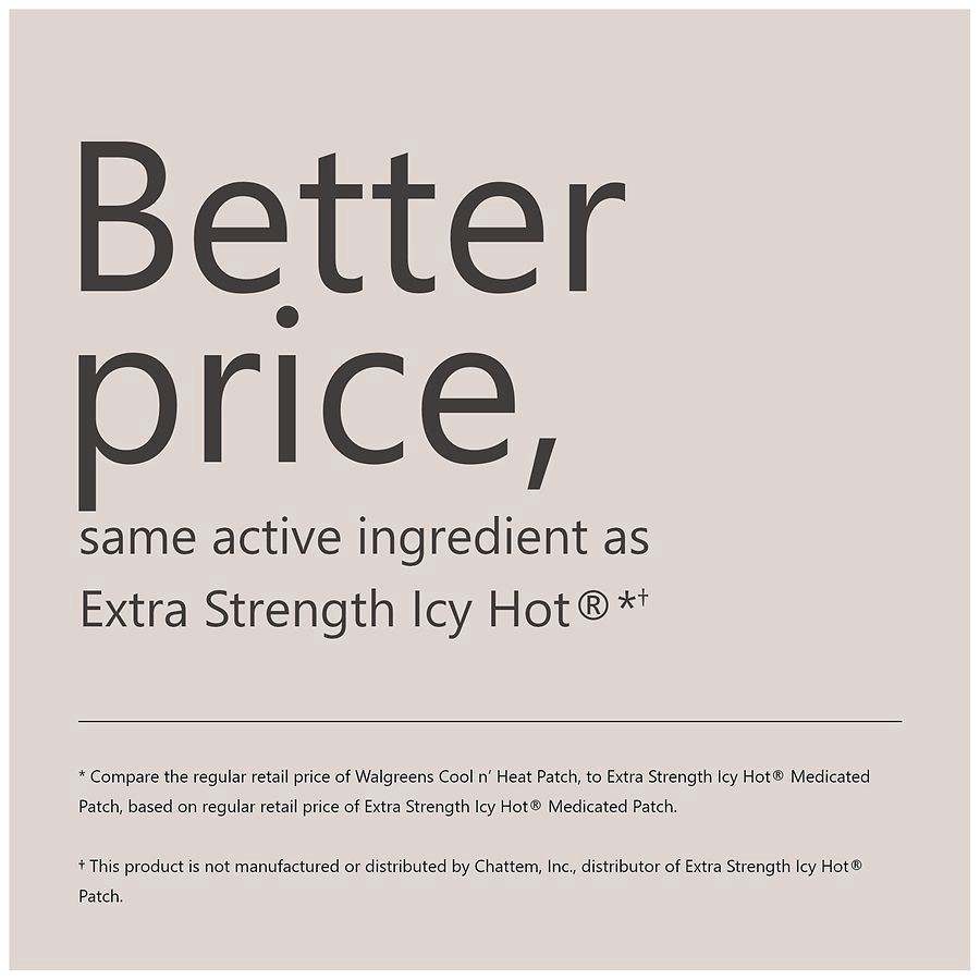 slide 4 of 5, Walgreens Cool 'n Heat Back Patches, 5 ct