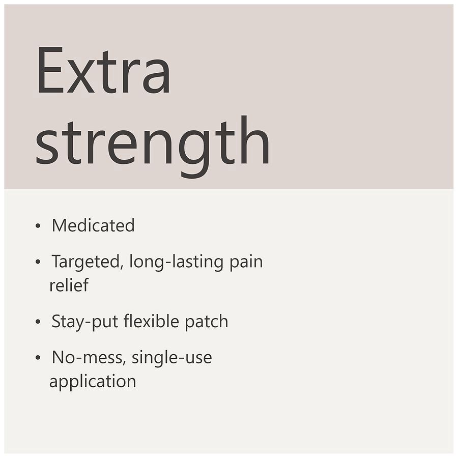 slide 5 of 5, Walgreens Cool 'n Heat Back Patches, 5 ct