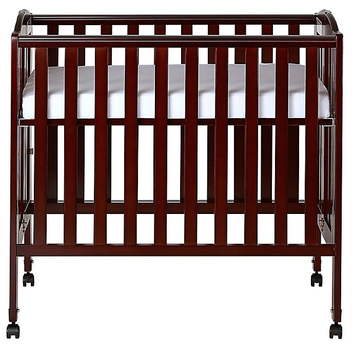 slide 4 of 7, Dream On Me 3-in-1 Folding Portable Crib - Espresso, 1 ct