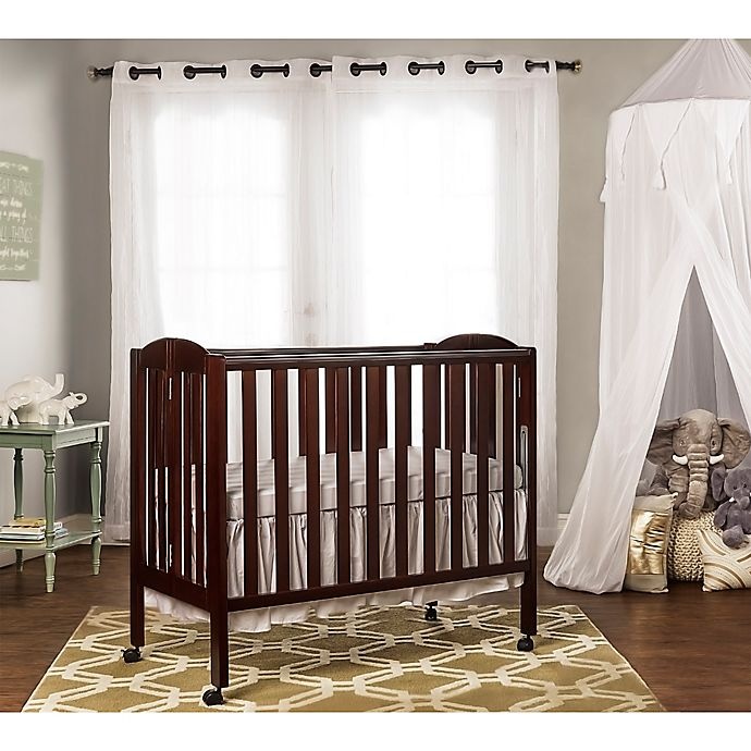 slide 6 of 7, Dream On Me 3-in-1 Folding Portable Crib - Espresso, 1 ct