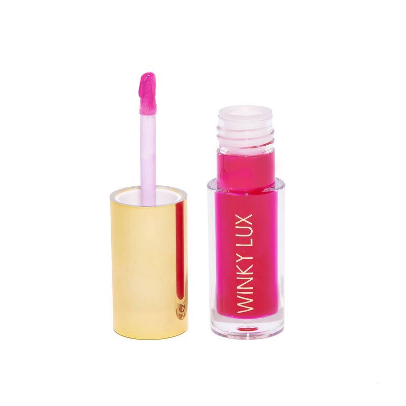 slide 1 of 9, Winky Lux Barely There Tinted Lip Oil - Luscious - 0.12 fl oz, 0.12 fl oz