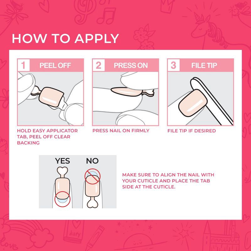 slide 4 of 10, imPRESS Press-On Manicure Mini Kids' Nail Artist Kit - 31ct, 31 ct