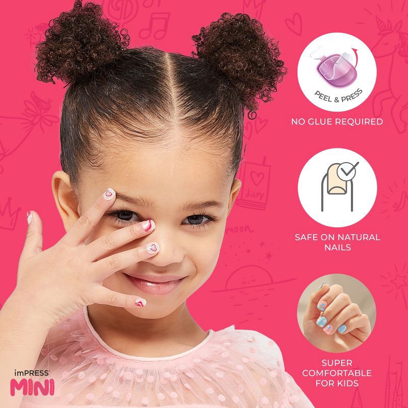 slide 5 of 10, imPRESS Press-On Manicure Mini Kids' Nail Artist Kit - 31ct, 31 ct