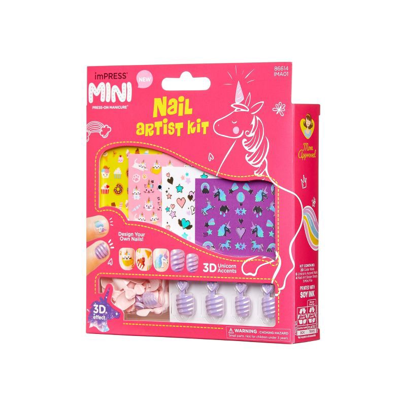 slide 7 of 10, imPRESS Press-On Manicure Mini Kids' Nail Artist Kit - 31ct, 31 ct