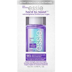 essie Hardto Resist Nail Strengthener- Neutralize & Brighten - 0.46 fl oz: Vegan Formula, Satin Finish, Protects & Fortifies Nails