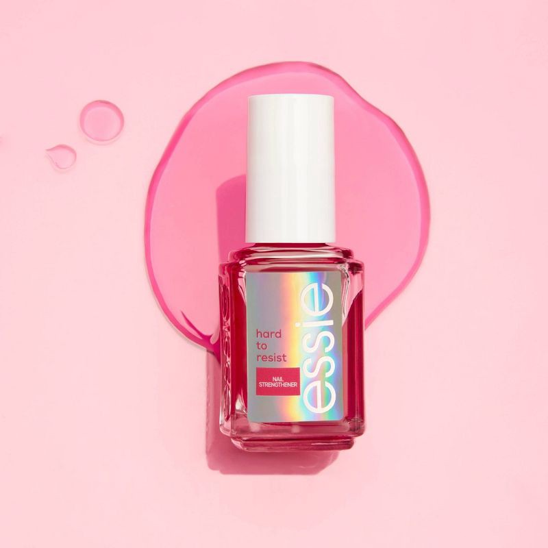 slide 6 of 8, essie Hard To Resist Nail Strengthener- Glow and Shine - 0.46 fl oz, 0.46 fl oz