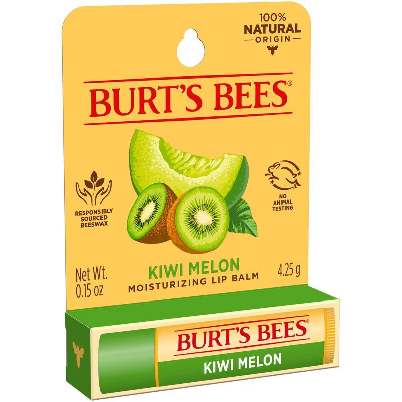 slide 5 of 10, Burt's Bees Target Lip Balm - Kiwi Melon - 0.15oz, 0.15 oz