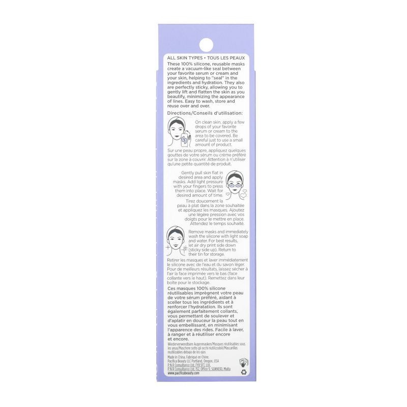 Pacifica Reusable Eye Mask 2ct 2 ct Shipt