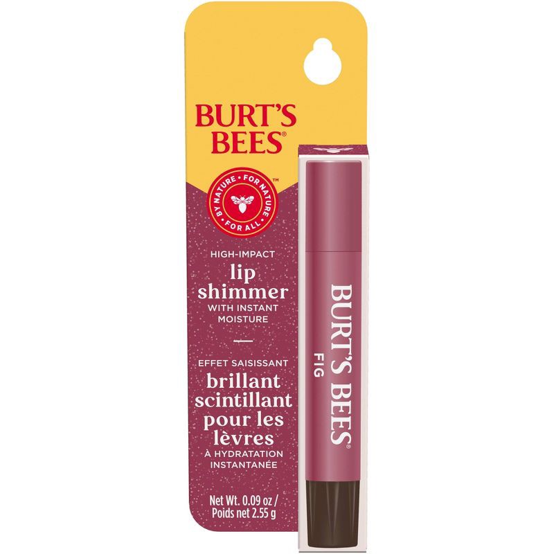 slide 16 of 21, Burt's Bees Lip Shimmer - Fig Blister - 0.09oz, 0.09 oz