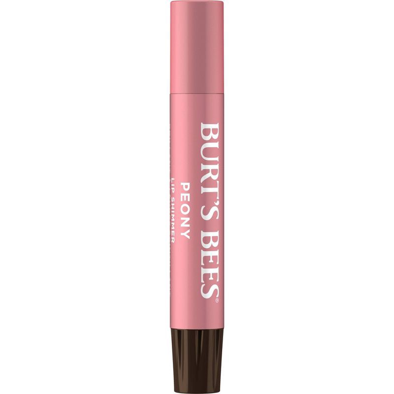 slide 2 of 20, Burt's Bees Lip Shimmer - Peony Blister - 0.09oz, 0.09 oz