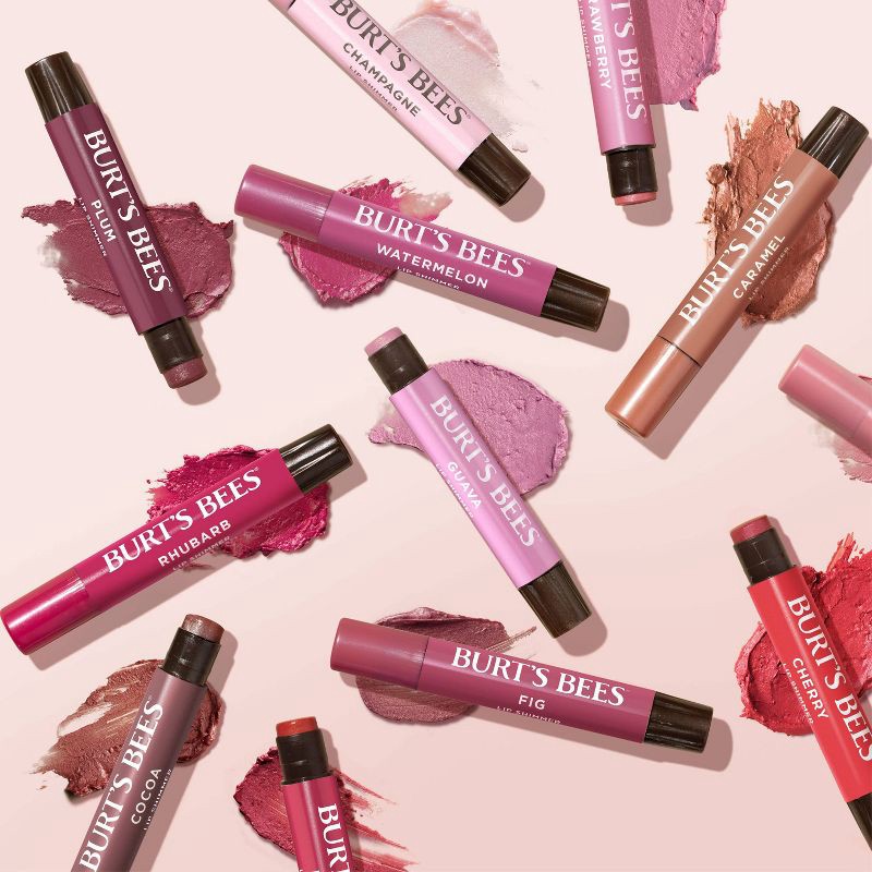 slide 9 of 10, Burt's Bees Lip Shimmer - Peony Blister - 0.09oz, 0.09 oz