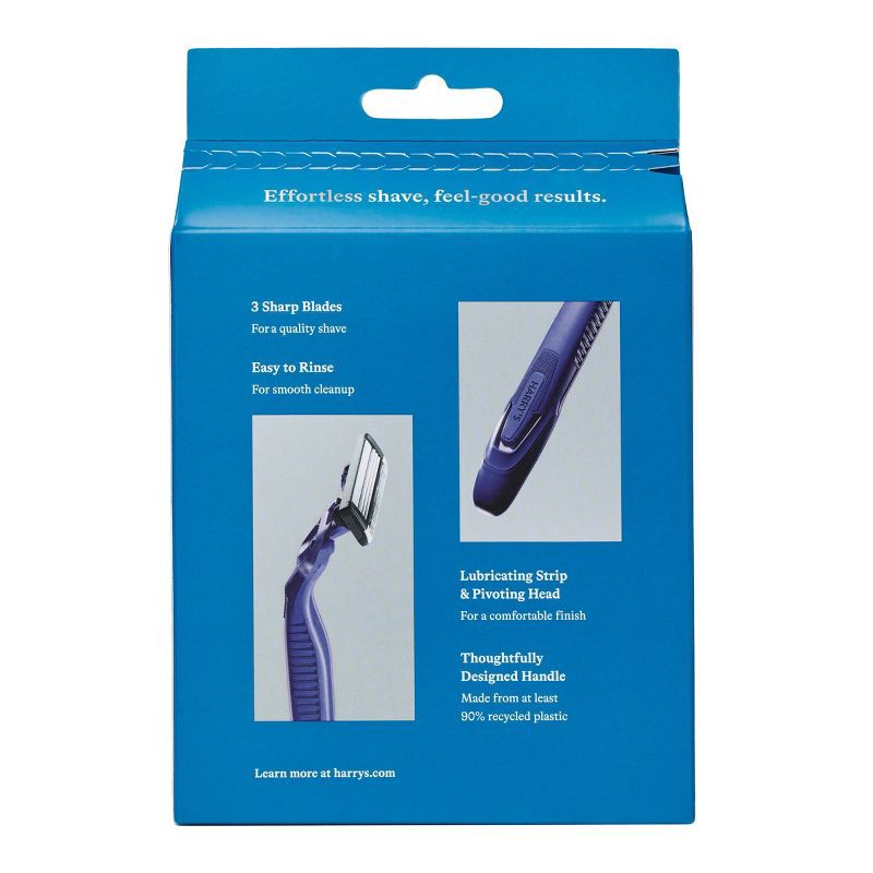 slide 2 of 5, Harry's Men's Disposable 3-Blade Razors - 4ct, 4 ct