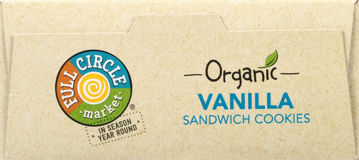 slide 10 of 14, Full Circle Market Organic Vanilla Sandwich Cookies 12 oz, 12 oz
