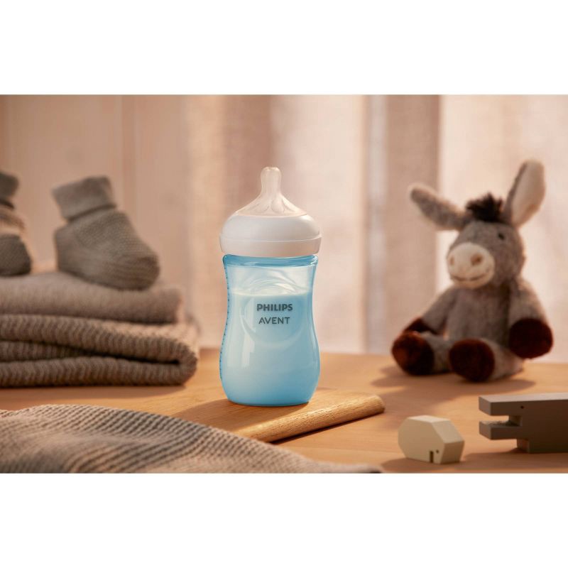 slide 16 of 33, Philips Avent Natural Baby Bottle with Natural Response Nipple - Clear - 9oz, 9 oz
