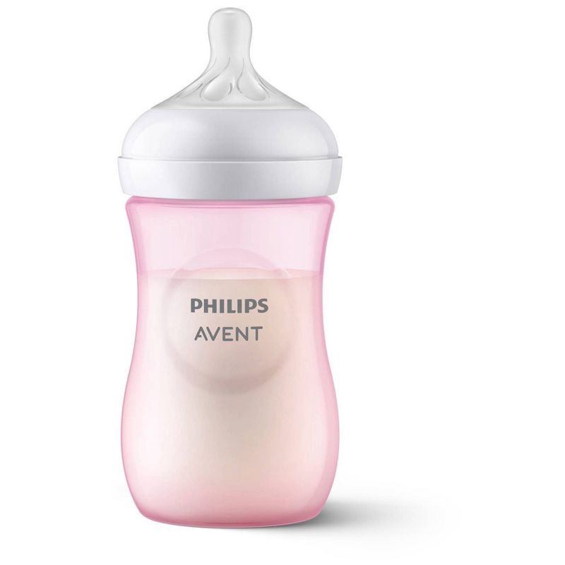 slide 18 of 33, Philips Avent Natural Baby Bottle with Natural Response Nipple - Clear - 9oz, 9 oz