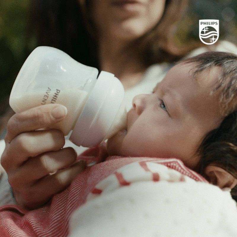 slide 24 of 33, Philips Avent Natural Baby Bottle with Natural Response Nipple - Clear - 9oz, 9 oz