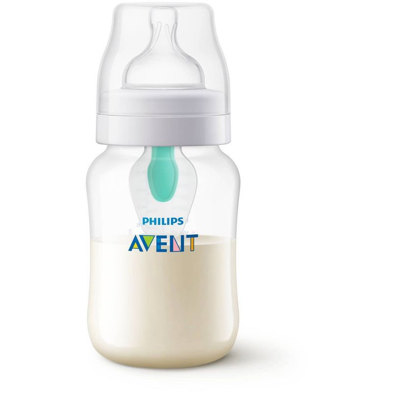 slide 13 of 23, Philips Avent 3pk Anti-Colic Bottle with AirFree Vent - Clear - 9oz, 3 ct; 9 oz