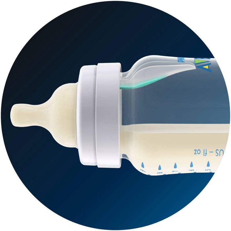 slide 17 of 23, Philips Avent 3pk Anti-Colic Bottle with AirFree Vent - Clear - 9oz, 3 ct; 9 oz