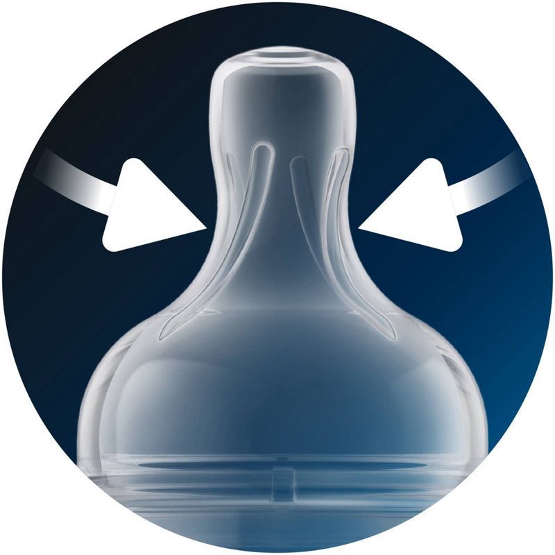 slide 11 of 15, Philips Avent Anti-Colic Baby Bottle with AirFree Vent - Clear - 4oz, 4 oz