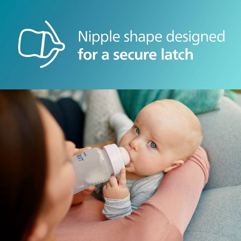 slide 6 of 7, Philips Avent Anti-Colic Nipples - Flow 4 - 2pk, 4 x 2 ct