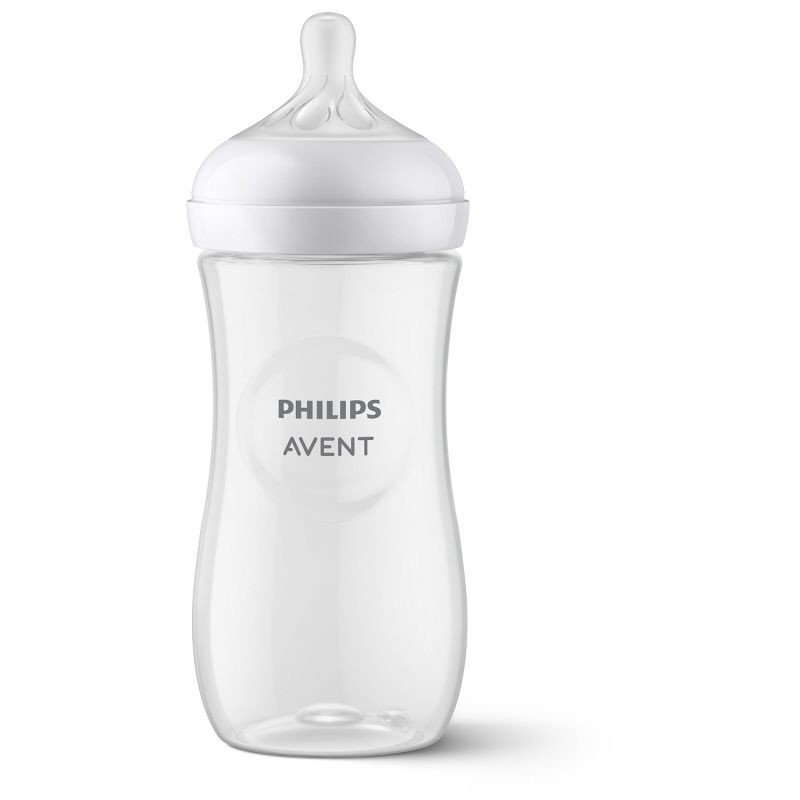 slide 9 of 21, Philips Avent Natural Baby Bottle with Natural Response Nipple - Clear - 11oz, 11 oz