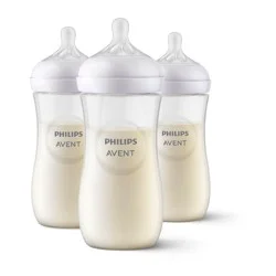 Philips Avent Natural Baby Bottle with Natural Response Nipple - Clear - 11oz