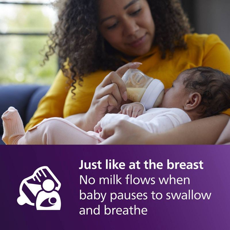 slide 6 of 9, Philips Avent Natural Response Nipples - Fast Flow - Flow 4 - 2pk, 4 x 2 ct