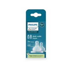 Philips Avent Anti-Colic Nipples - Flow 3 - 2pk
