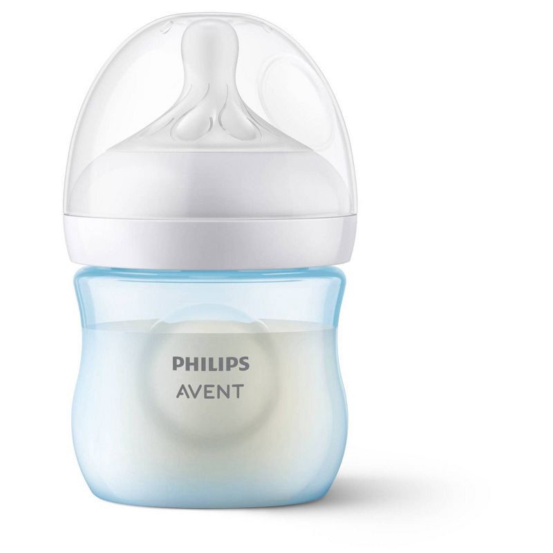 slide 18 of 18, Philips Avent 3pk Natural Baby Bottle with Natural Response Nipple - Blue - 4oz, 3 ct; 4 oz