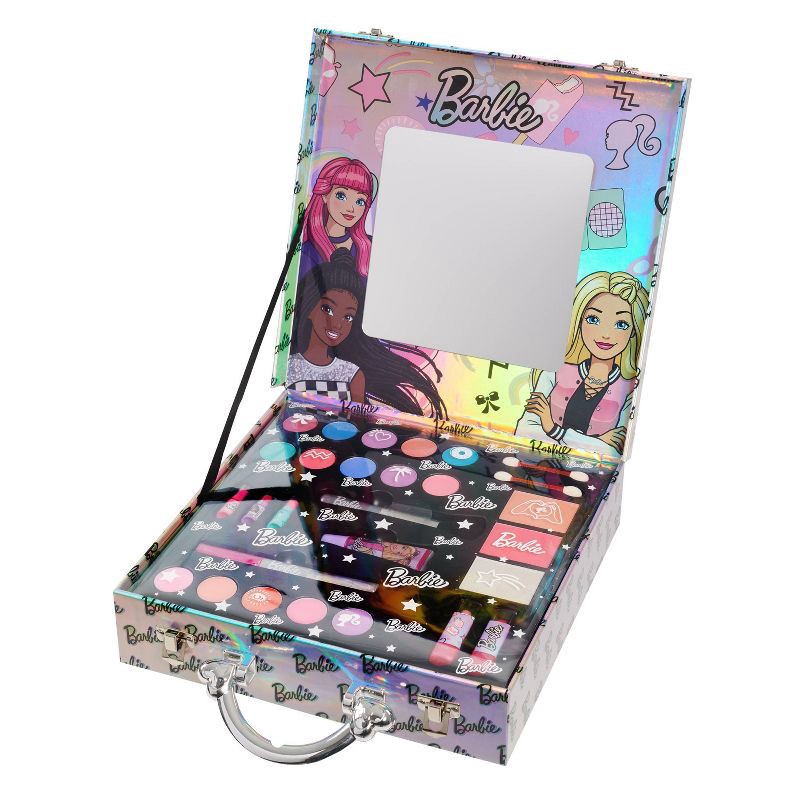 slide 2 of 5, Barbie Makeup Case, 1 ct