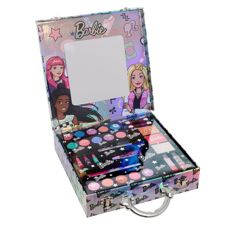 slide 3 of 5, Barbie Makeup Case, 1 ct