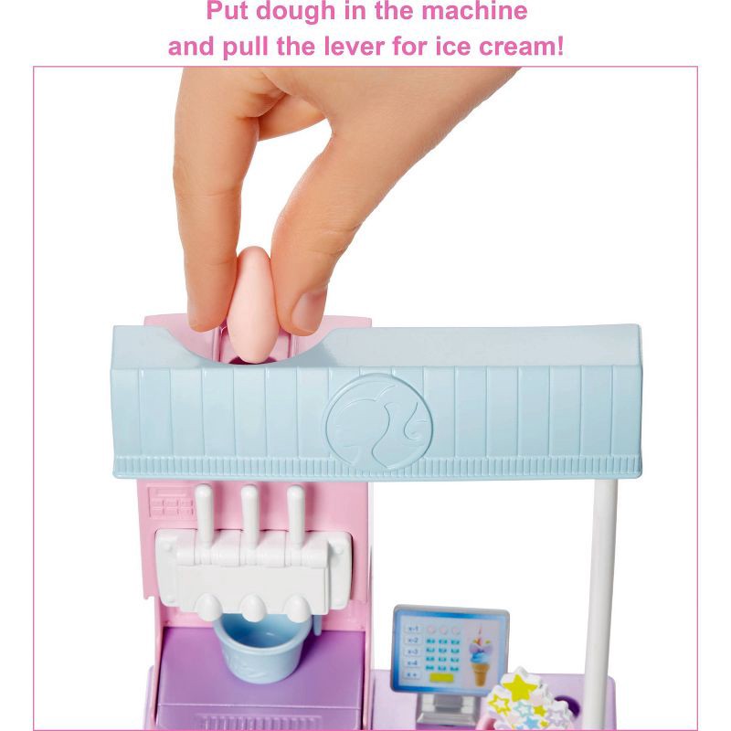 slide 3 of 6, Barbie Ice Cream Shop Playset, 1 ct