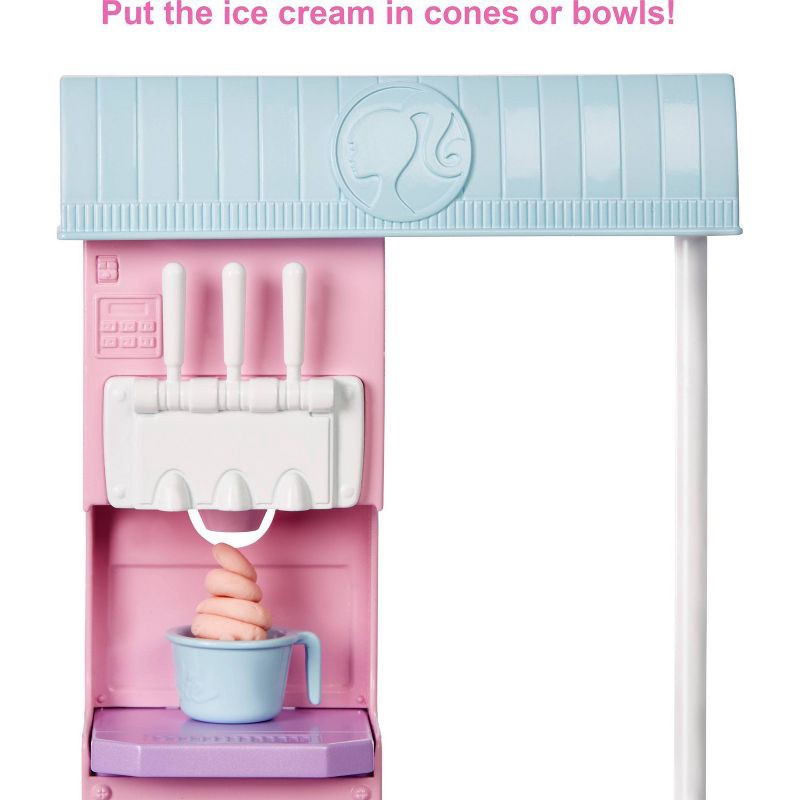 slide 4 of 6, Barbie Ice Cream Shop Playset, 1 ct
