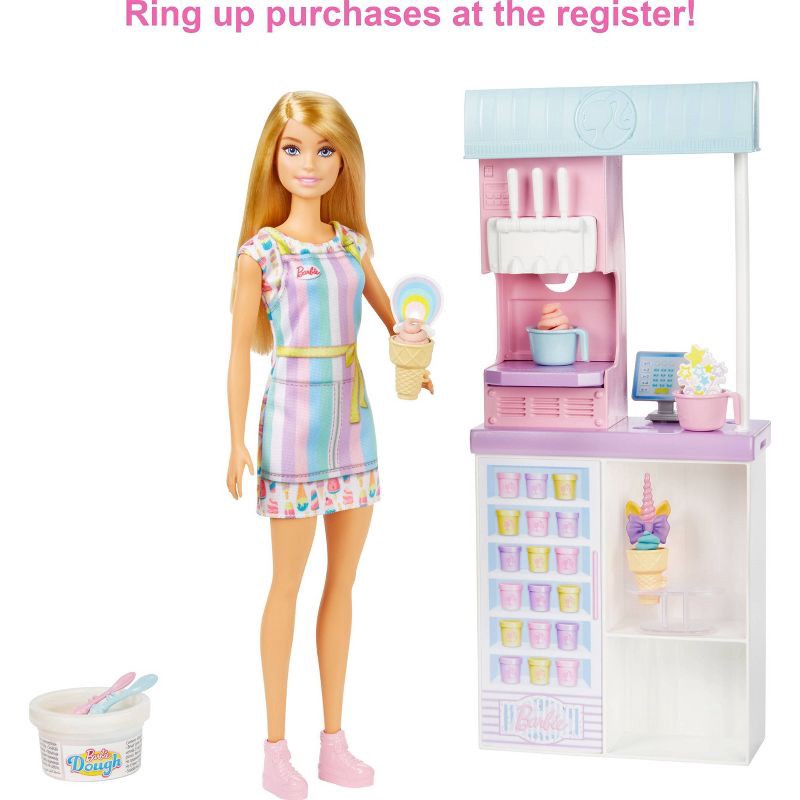 slide 6 of 6, Barbie Ice Cream Shop Playset, 1 ct