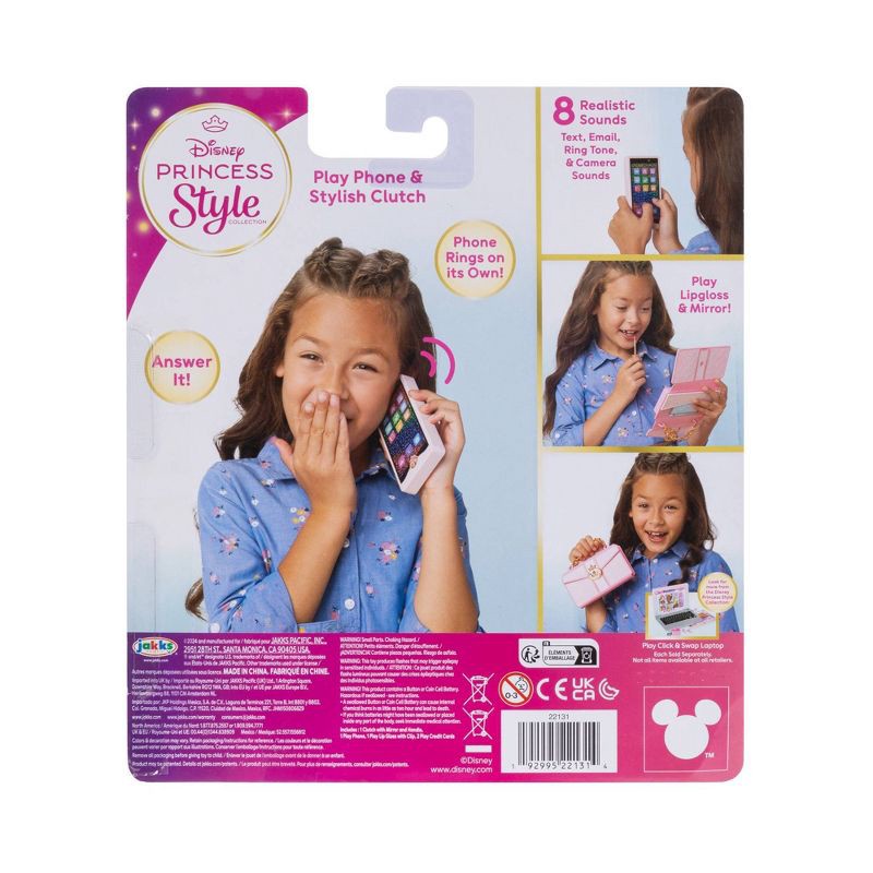 slide 12 of 14, Disney Princess Style Collection Play Phone & Stylish Clutch, 1 ct