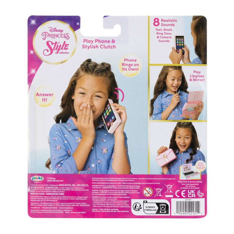 slide 14 of 14, Disney Princess Style Collection Play Phone & Stylish Clutch, 1 ct