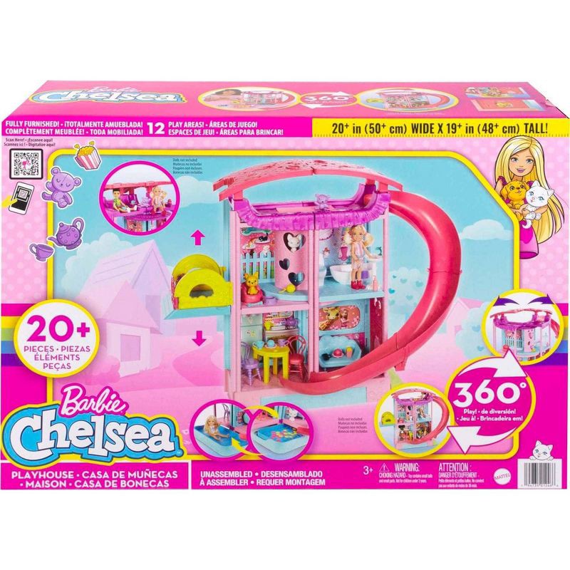 slide 6 of 6, Barbie Chelsea Transforming Playhouse, 1 ct