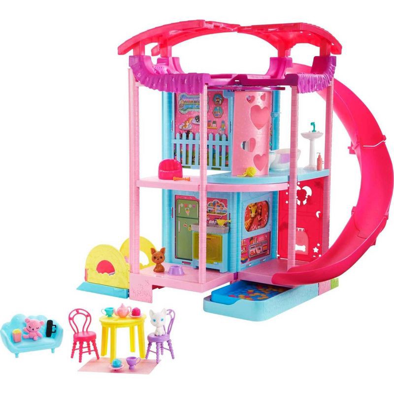 slide 1 of 6, Barbie Chelsea Transforming Playhouse, 1 ct