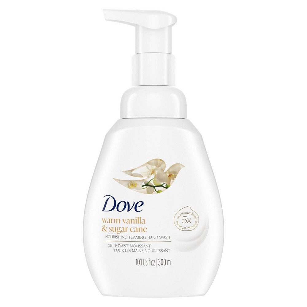 slide 2 of 6, Dove Nourishing Foaming Hand Wash Warm Vanilla and Sugar Cane, 10.1 oz