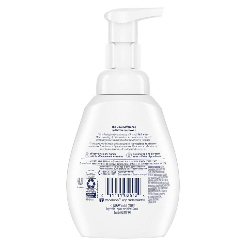 slide 5 of 6, Dove Nourishing Foaming Hand Wash Warm Vanilla and Sugar Cane, 10.1 oz